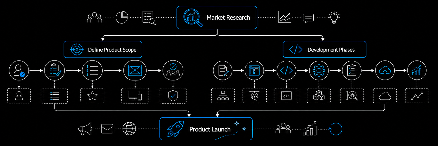 Steps Involved in SaaS Product Development